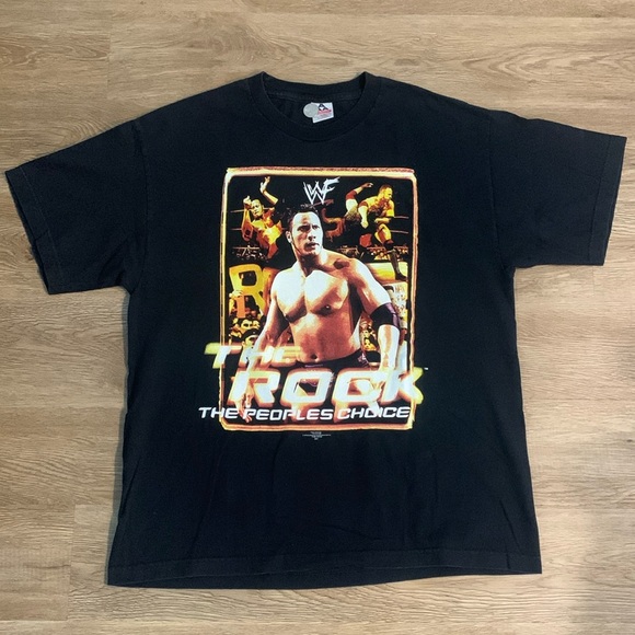 Vintage WWE The rock Men’s XL T-shirt 1999